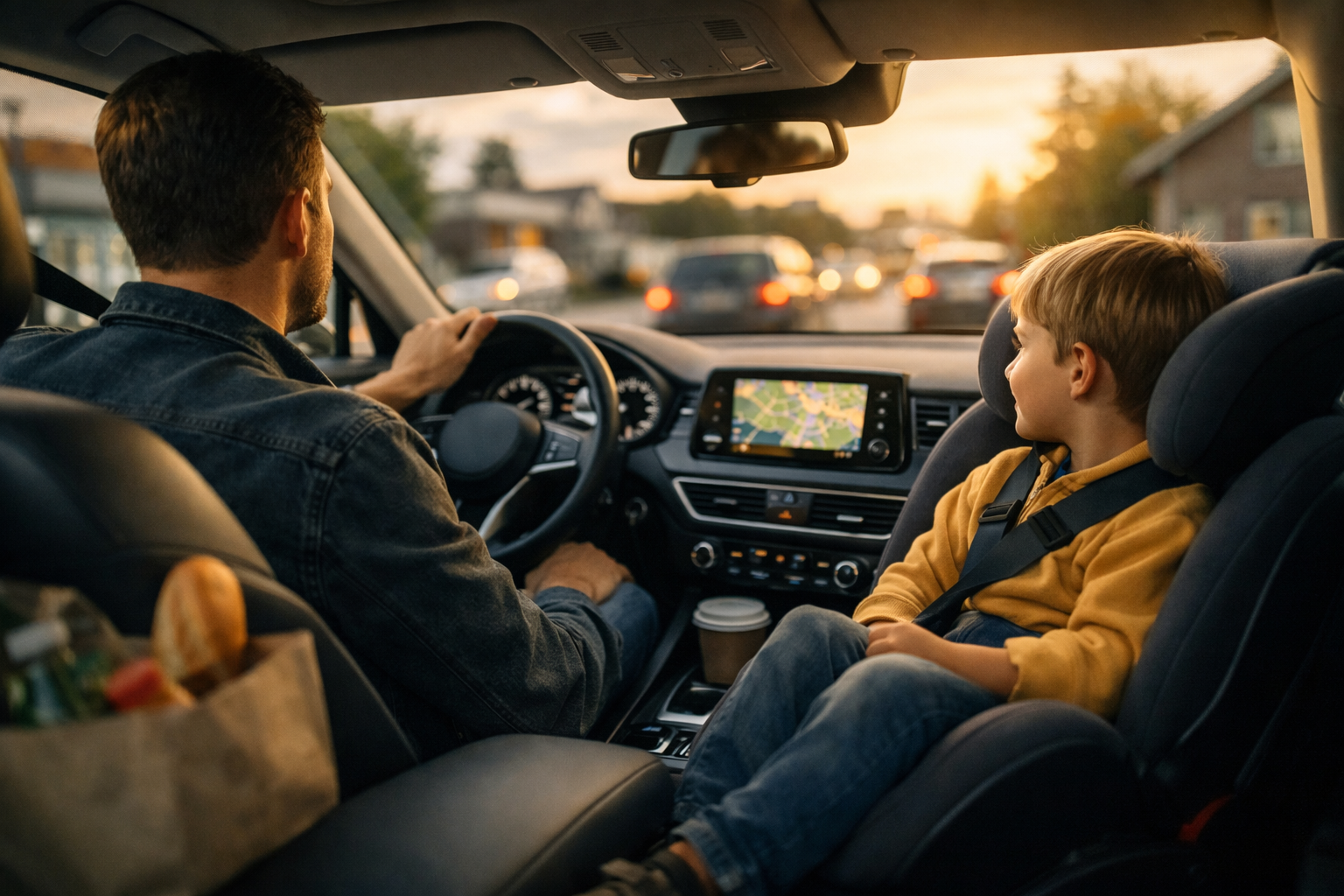 semesterresa med familjen